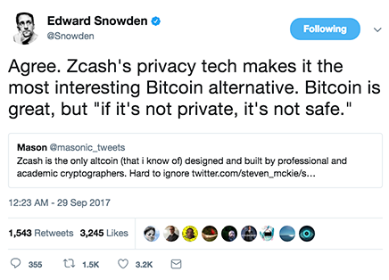 Snowden Zcash 2